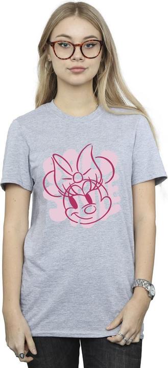 Immagine prodotto Disney Minnie Mouse Bold Style Maglietta Ampia Donna (XL)