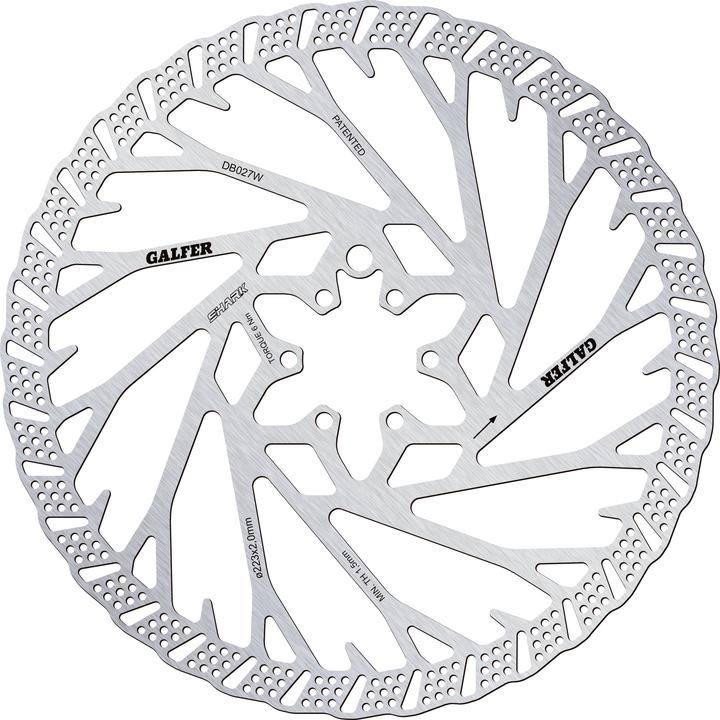 Actual product image Galfer Bike SHARK® brake disc (160 mm)