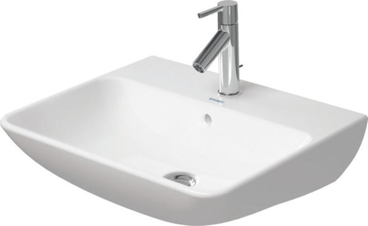 Actual product image Duravit Washbasin ME by Starck m ÜL m HLB 550x440mm 1 tap hole white (440 mm, 550 mm)