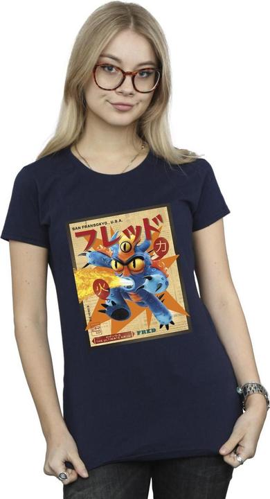 Produktbild Disney Big Hero 6 Baymax Fred Newspaper TShirt (S)