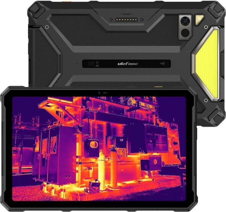 Actual product image Ulefone Armor Pad 4 Ultra 5G Tablet with Thermal Camera, 256GB, Black (5G, 10.36", 256 GB, Black)