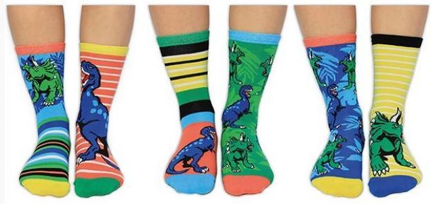 United Oddsocks Dino Eggs (3er Pack, 30 - 38)