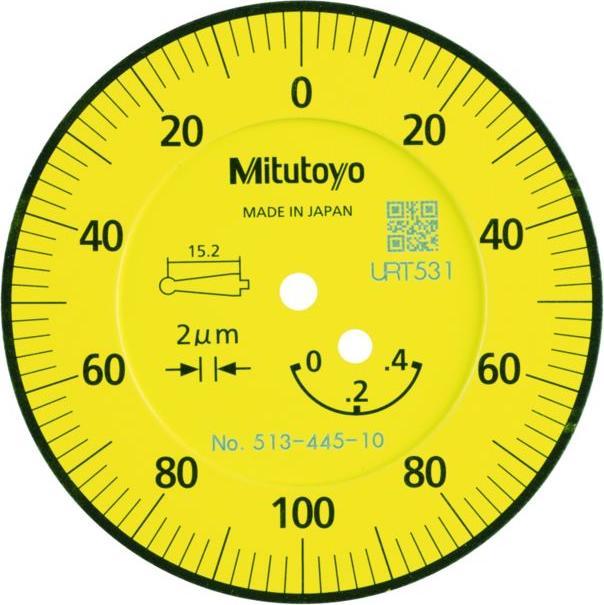 Actual product image Mitutoyo Sensing lever measuring device with inclined clock, measuring range per direction / housing diam... (Metric)