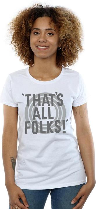 Produktbild Looney Tunes That's All Folks Text TShirt (L)