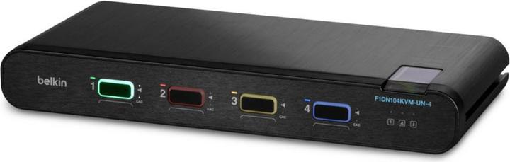 Image du produit Belkin F1DN104KVM-UN-4, 3840 x 2160 pixels, 4K Ultra HD, Noir