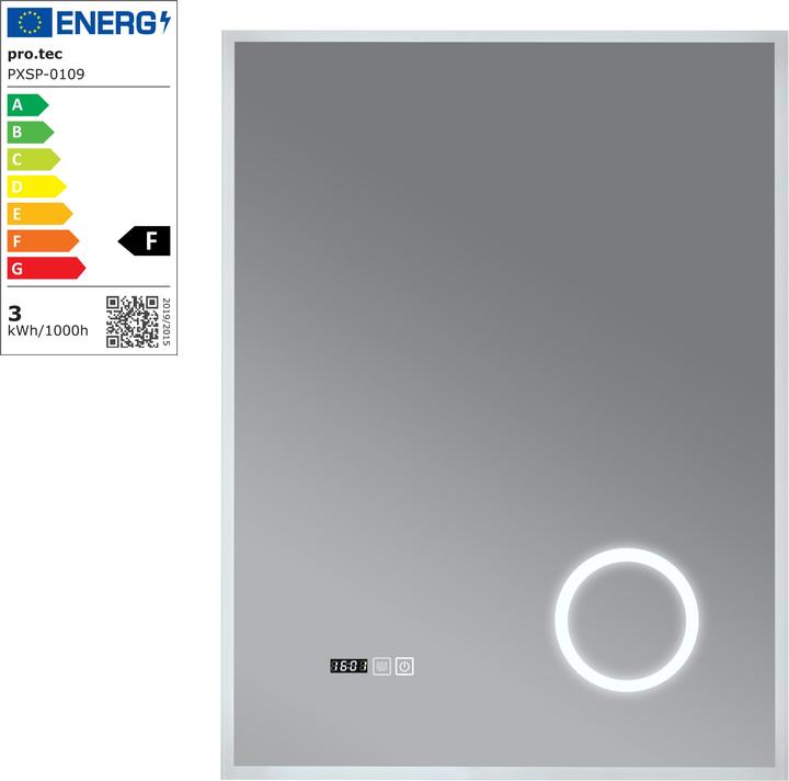 Label énergétique Pro-Tec Lizzano (70 x 50 x 3 cm)