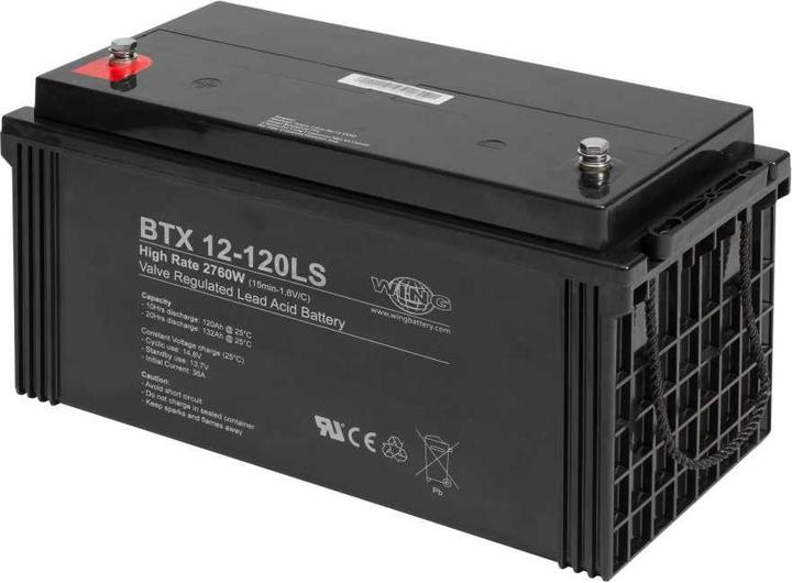 Actual product image XCell Wing BTX12-120LS 12V 126,2Ah high rate high current lead battery AGM lead gel battery (12 V, 126.20 Ah)