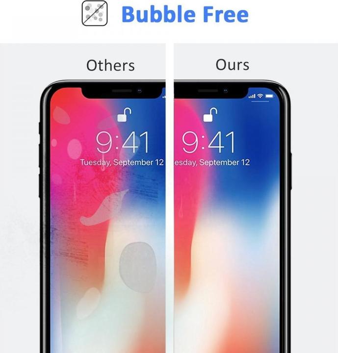 Produktbild Screenguard Apple iPhone XS Max Full Screen Panzerglas Schutzfolie 2.5D 9H (1 Stück, Apple iPhone XS Max)