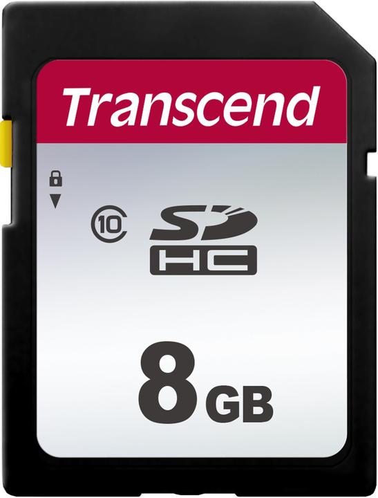 Produktbild Transcend SDHC 300S 8GB Class 10 (8 GB, SDHC, U1, UHS-I)