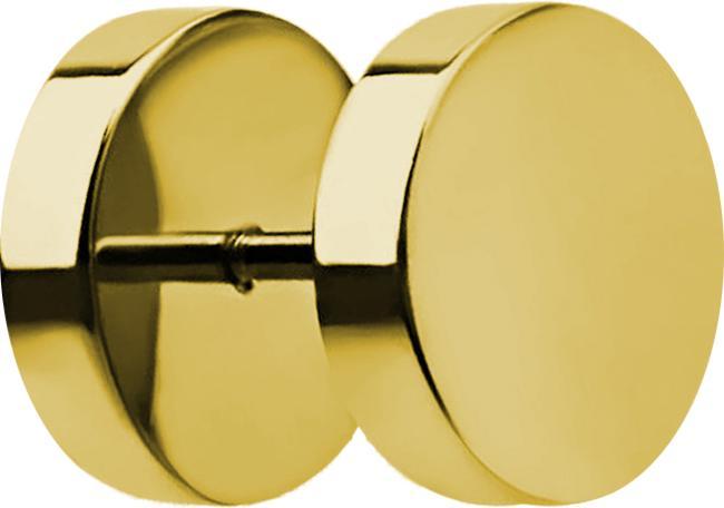 Produktbild Star Piercing Fake Plug vergoldet (Chirurgenstahl 316L, ohne Messing)