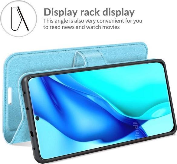 Actual product image MU Classic Litchi Leather Bookcover Series (Huawei P50 Pro)
