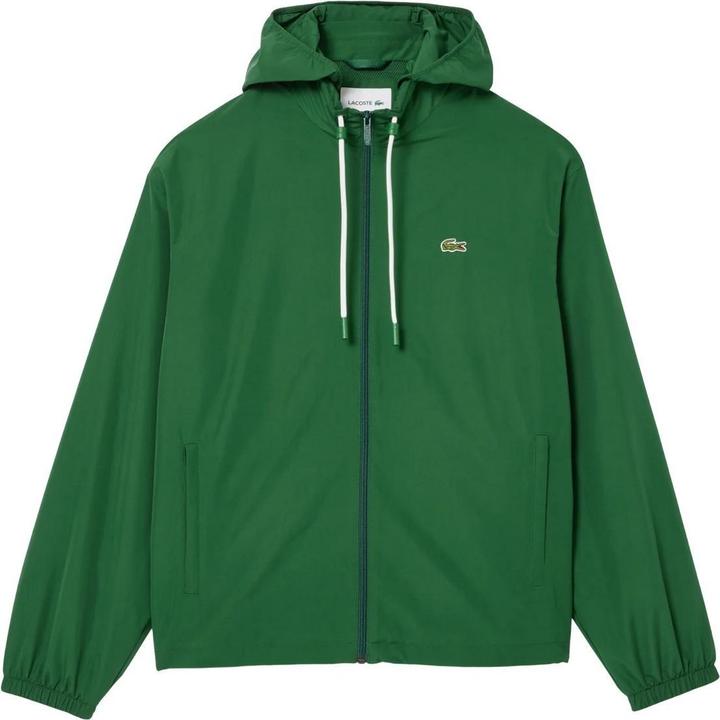 Actual product image Lacoste Mens Detachable Hood Sports Jacket (L, XL)