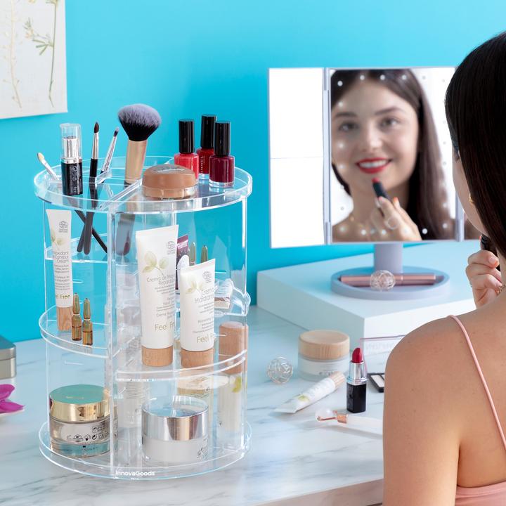 Image du produit InnovaGoods Organiseur de maquillage rotatif