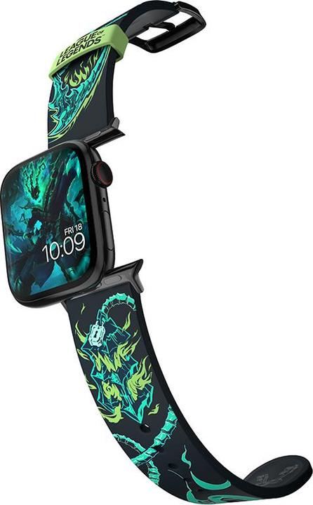 Actual product image Moby Fox League of Legends bracelet pour smartwatch Thresh (22 mm, Silicone, Stainless steel, 3, 4, Apple Watch Series 1)