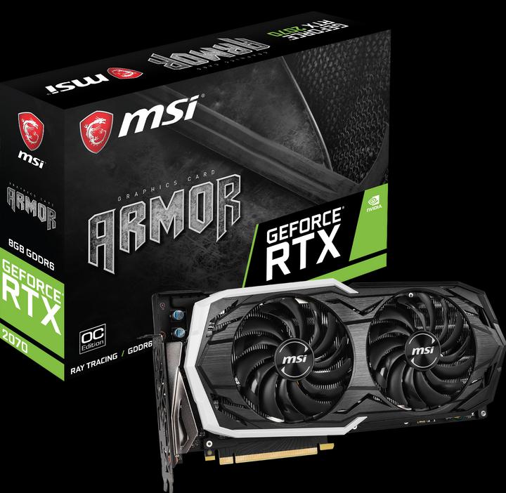 Produktbild MSI GeForce RTX 2070 ARMOR OC (8 GB)
