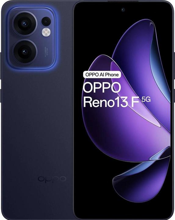 OPPO Reno 13F 5G 8GB/256GB, bleu (UE) (256 Go, Grenat, 6.65", 50 Mpx, 5G)