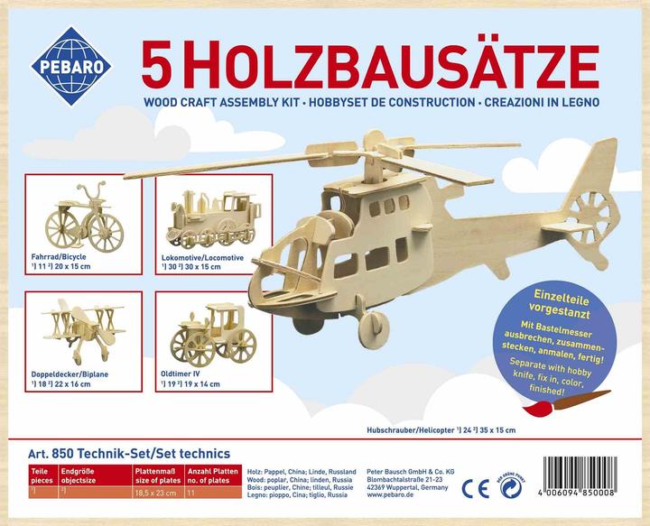 Produktbild Donau Holzbausätze 5 xTechnik