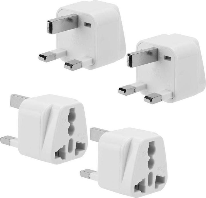 Image du produit Intirilife Kit de 4 adaptateurs de prise UK type G