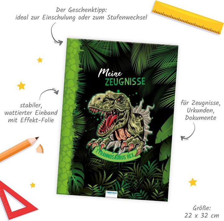 Produktbild Magni Zeugnismappe Dino (A4, 1 x)