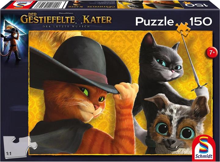 Produktbild Schmidt Spiele Der gestiefelte Kater und seine Freunde (150 Teile)
