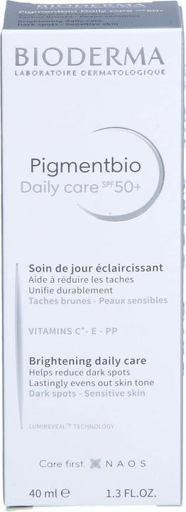 Actual product image Bioderma Pigment Bio Daily Care (40 ml, Day cream, SPF 50)