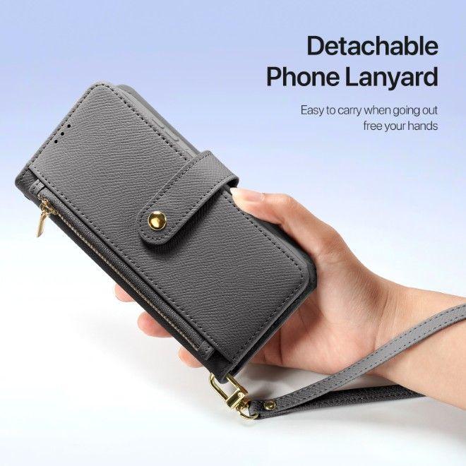 Immagine prodotto Dux Ducis Lawa Series MagSafe Kunstleder Bookcover Hülle (Samsung Galaxy S25 Edge)