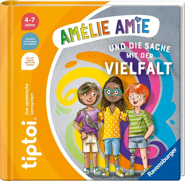 tiptoi Amélie Amie und die Sache mit der Vielfalt (Deutsch, Patrick Fix, Cee Neudert, 2025)