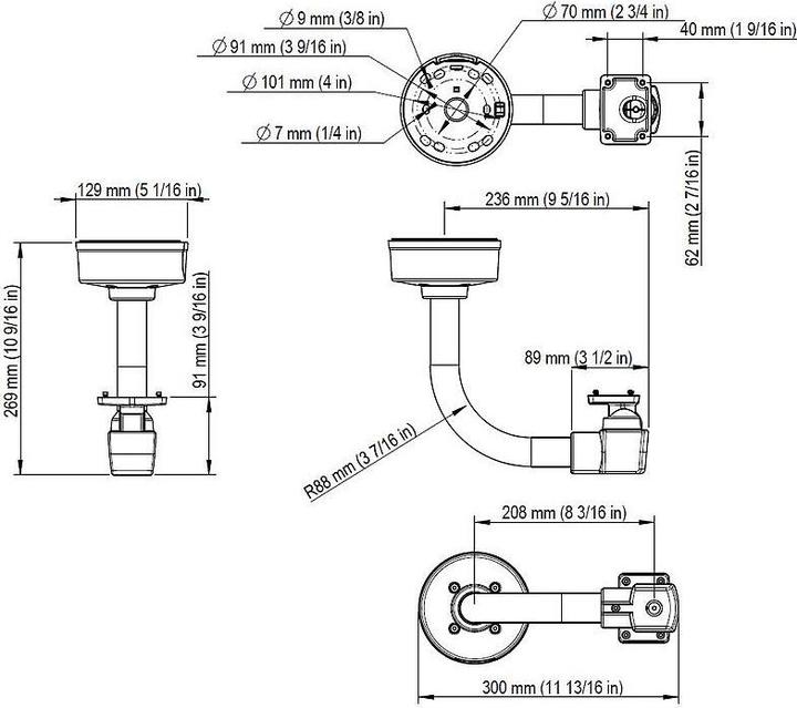 Image du produit Axis T94Q01F Support (Kit de montage)