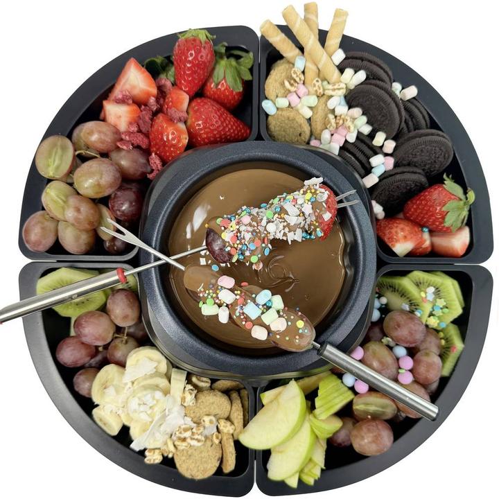 Actual product image Silva Homeline SF 430 426036 Schoko-Fondue Schwarz (Chocolate fondue)