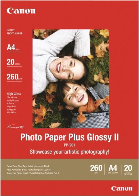 Immagine prodotto Canon PP-201 Plus II (260 g/m², 10 x 15 cm, 50 x)