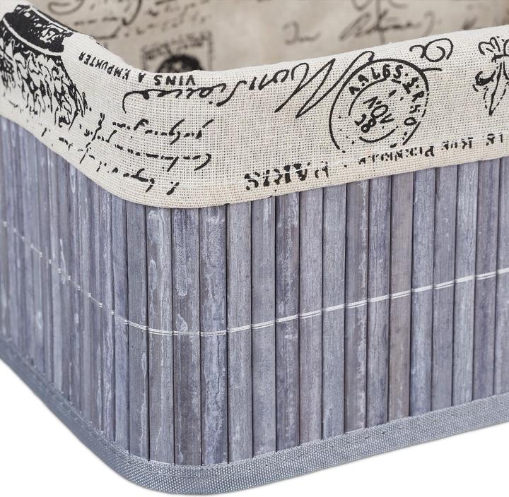 Produktbild Relaxdays Aufbewahrungskorb (1 x, 38 x 28.5 x 16.5 cm)