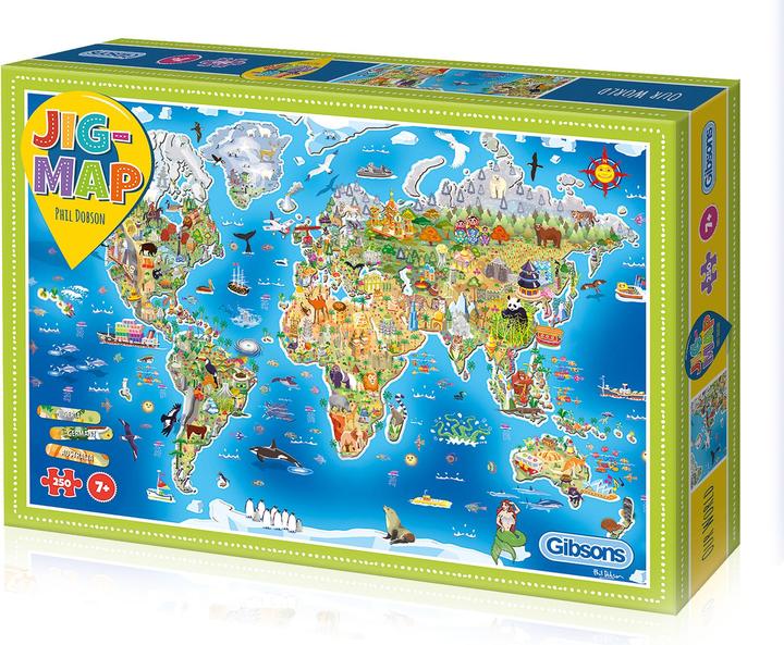 Actual product image Gibsons Puzzle 250 Nasz świat G3 (250 pieces)