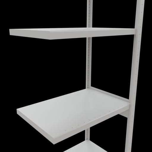 Actual product image Schulte Lagertechnik MULTIplus250 boltless add-on bay system with length bolts