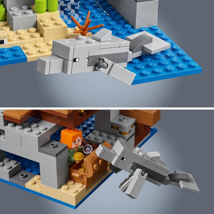 Productafbeelding LEGO Het avontuur van het piratenschip (21152, LEGO Minecraft)
