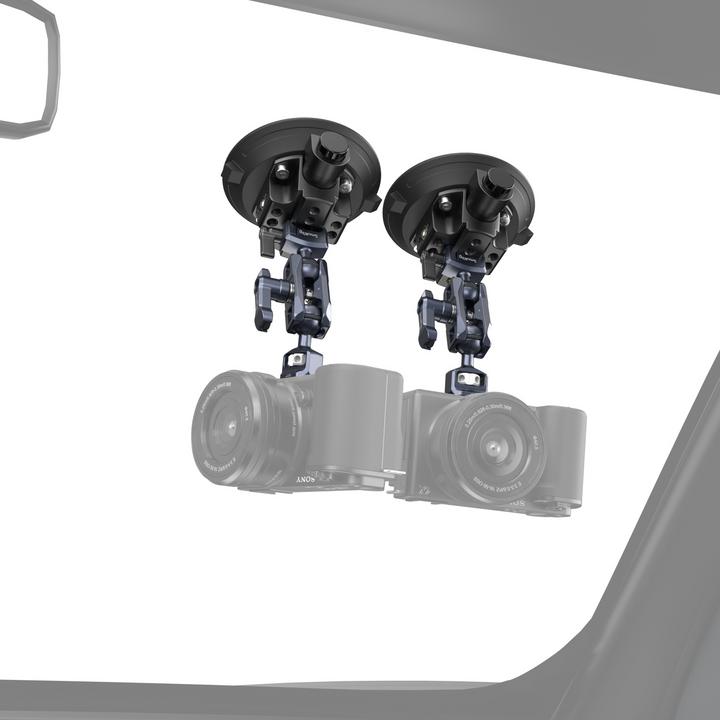 Immagine prodotto SmallRig 4236 Kit di montaggio per telecamera a ventosa da 4" per riprese su veicolo (Vari)