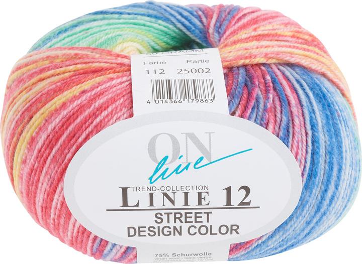 Image du produit Online Street Design Color, ligne 12, 50 g, environ 210 m (210 m)
