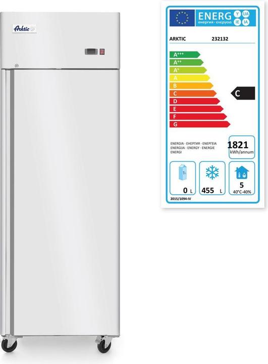 Label énergétique Hendi Congélateur Profi Line (Autonome, 670 l)