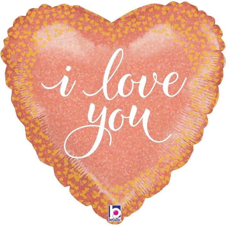 Immagine prodotto Oaktree I Love You Olografico San Valentino Palloncino di Stagnola