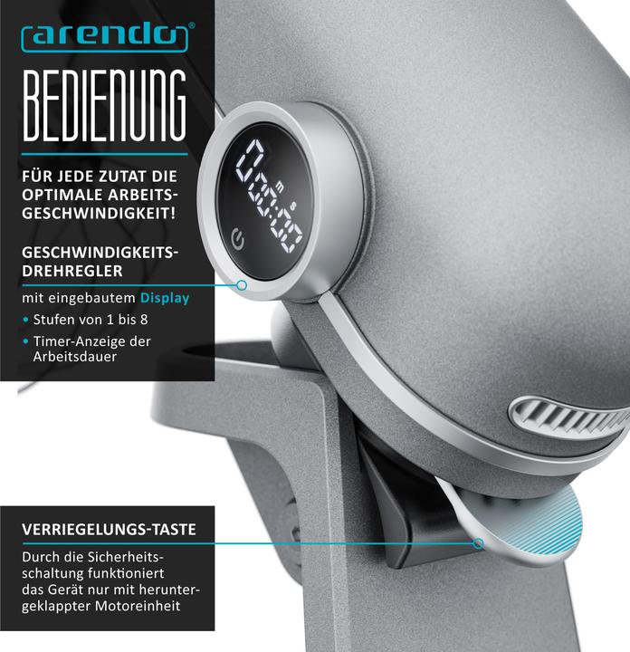 Produktbild Arendo Küchenmaschine (800 W)