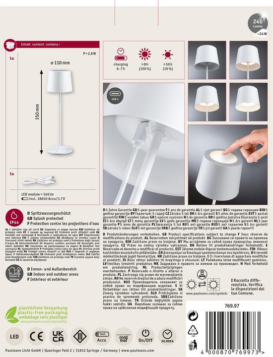 Image du produit Paulmann Gilo (240 lm)