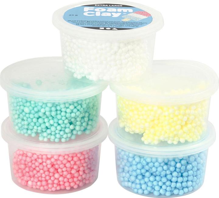 Produktbild Creativ Company Modellier-Set Foam Clay Extra Large 5-teilig