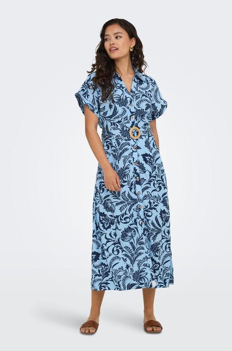 Image du produit Only ONLJAKIRI Langes Kleid Hemdblusenkleid (M)