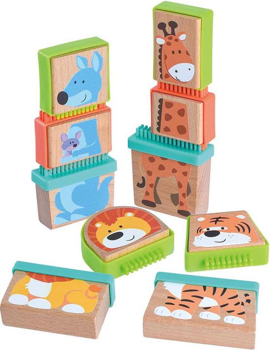Produktbild Play Holzblock-Puzzle Tiere, 20-tlg. (20 Teile)