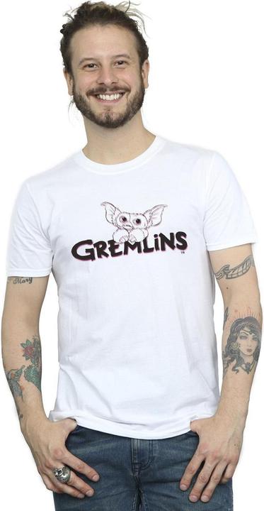 Actual product image Gremlins Mens Logo Line T-Shirt (L)