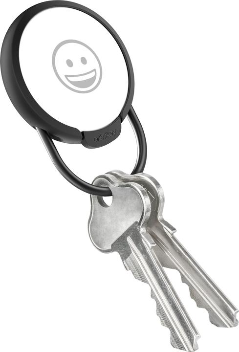 Actual product image Orbitkey Slim Case for AirTag with keyring, black