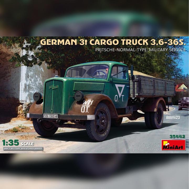 1:35 Dt. 3 To. Cargo Truck Pritschenw.