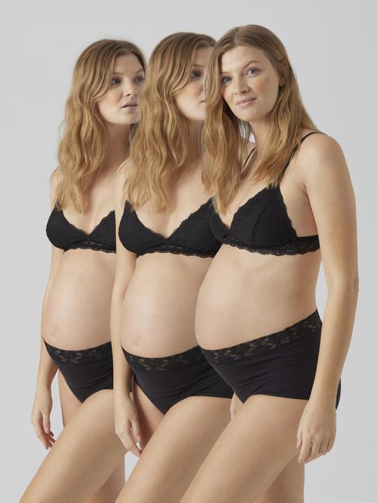 Produktbild Mamalicious 3er-Pack Umstands-Unterhose Hipster Höschen (M/L, 3er Pack)