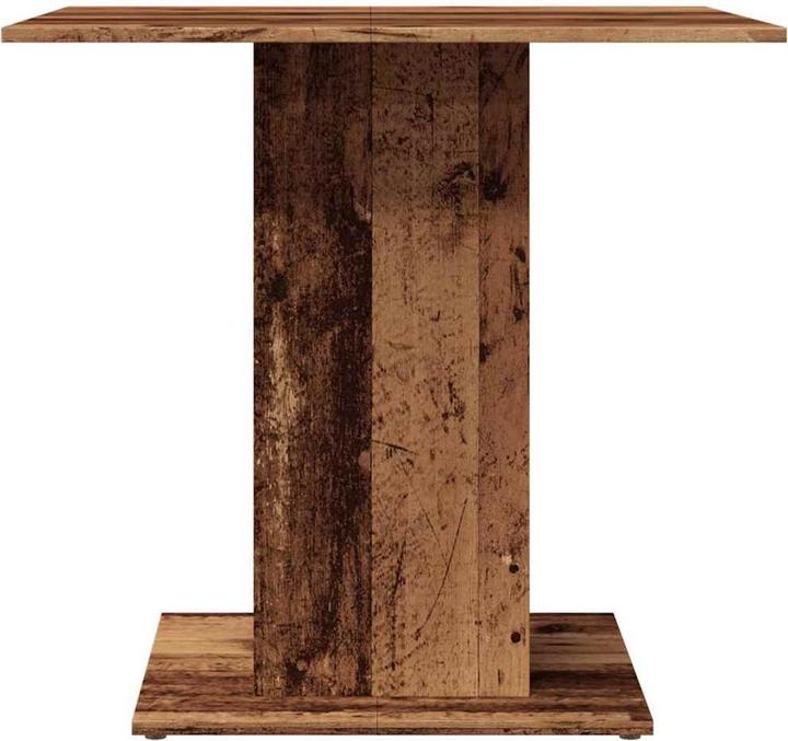 Actual product image VidaXL Esstisch Küchentisch Esszimmertisch Speisetisch Tisch Altholz-Optik (80 x 80 x 75 cm)