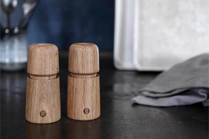 Produktbild Crush Grind Pfeffermühle Stockholm Mini 11 cm, Hellbraun (Pfeffer)
