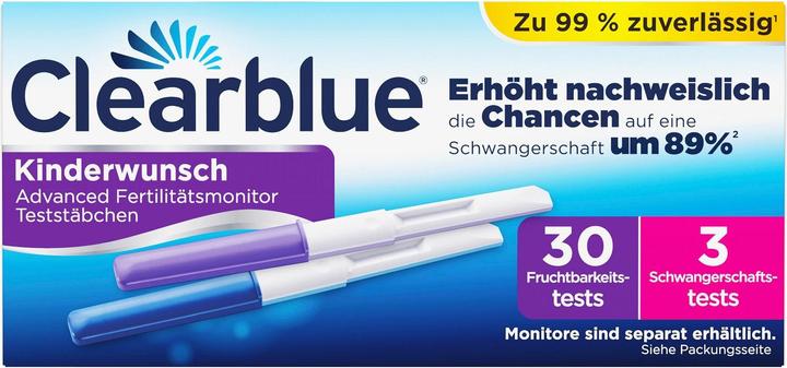 Actual product image Clearblue Test strips for fertility monitor